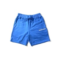 Basic Logo Sweat Shorts(BLUE)