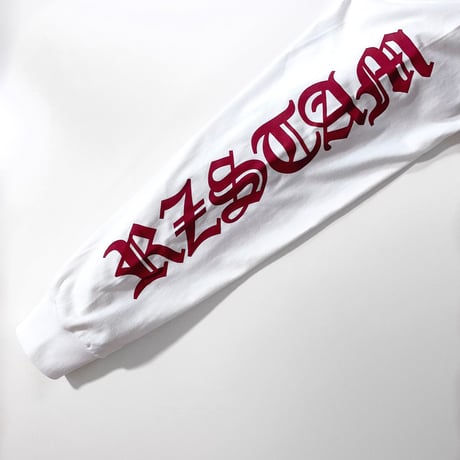 Old English L/S Tee(WHITE)