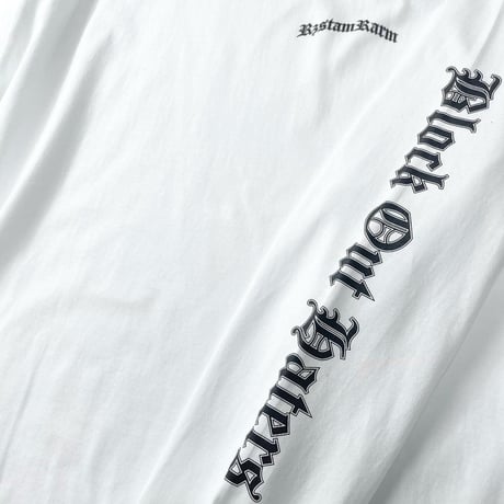 Old English L/S tee(WHITE)