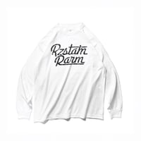 Damage Print Logo L\S Tee(WHITE)