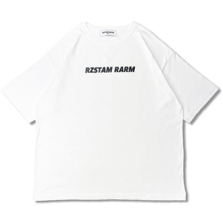 Embroidery T-shirt/Big Silhouette(White)