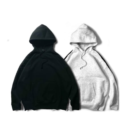 Side Tape Hoodie/Big Silhouette(ASH GRAY)裏起毛