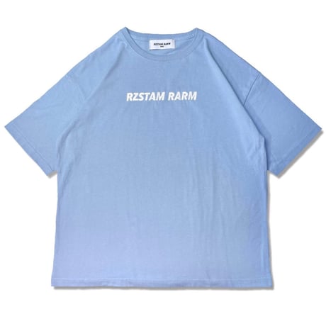 Embroidery T-shirt/Big Silhouette(Light Blue)
