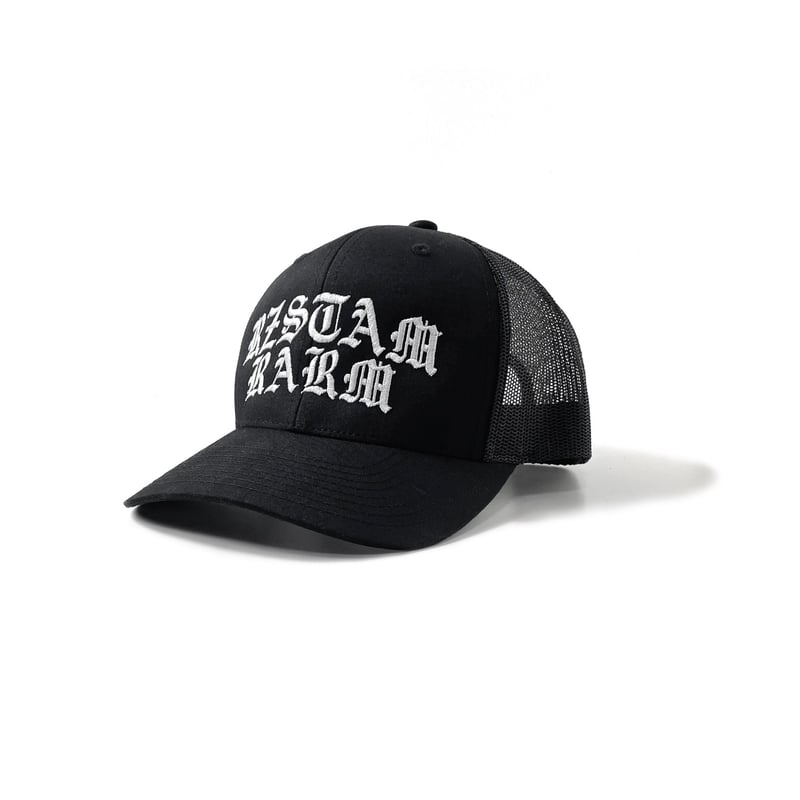 Old English Mesh Cap(BLACK) | RZSTAM RARM（レジスタン