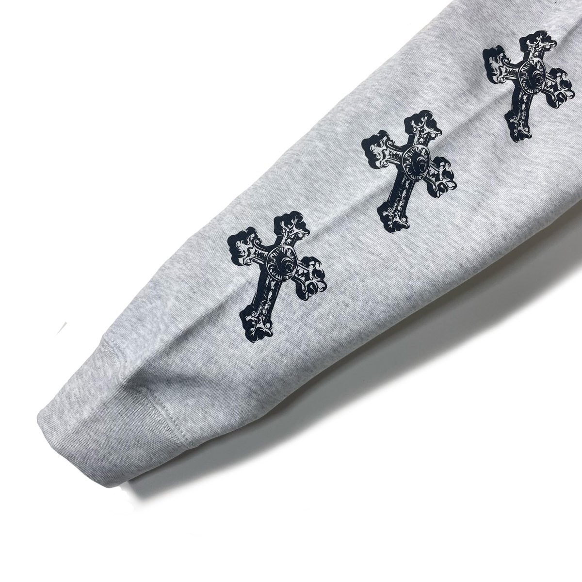 Cross Print Hoodie(ASH GRAY) | RZSTAM RARM（レジスタ