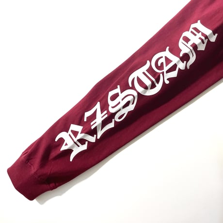 Old English L/S Tee(BORDEAUX)
