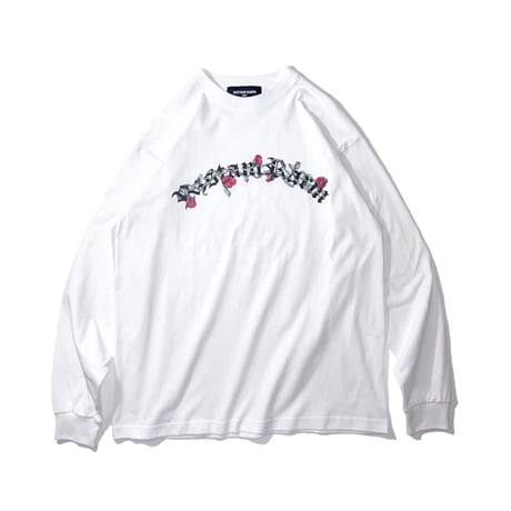 Rose Logo L/S Tee(WHITE)