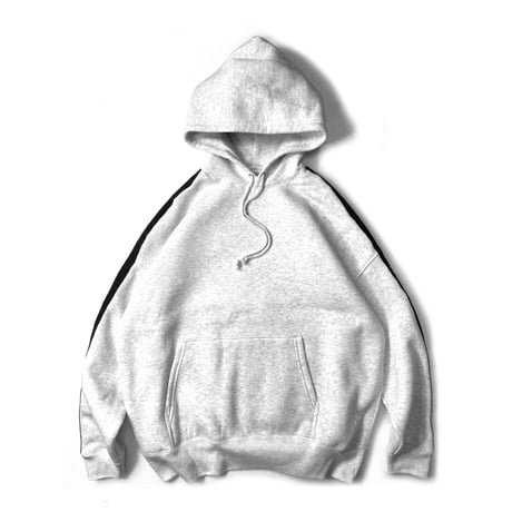 Side Tape Hoodie/Big Silhouette(ASH GRAY)裏起毛