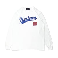 Baseball Logo L/S tee(White)