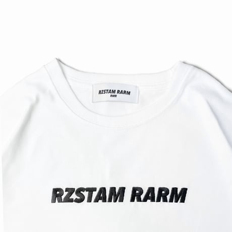 Embroidery T-shirt/Big Silhouette(White)