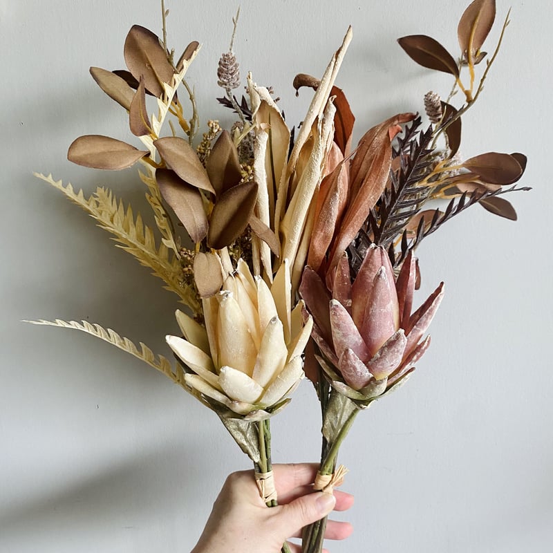 アーティフィシャル ブーケ プロテア CM/BU | Velvety 