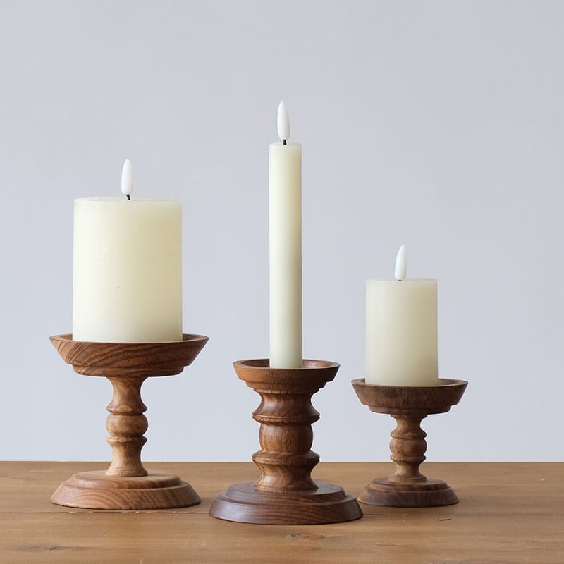 WOOD キャンドル ホルダー | Velvety