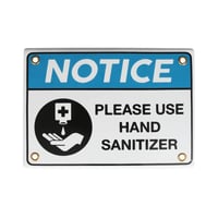 エナメルサイン  ”HAND SANITIZER”