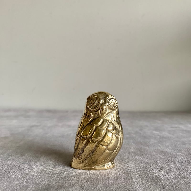 古銅 お香立て　ペーパーウェイト　フェザー　ライオン 骨董品 ib ブラス ペーパー ウェイト スワン/オウル | Velvety