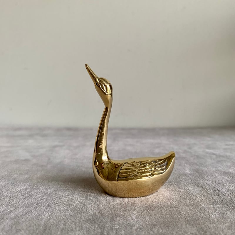 ib ブラス ペーパー ウェイト スワン/オウル | Velvety