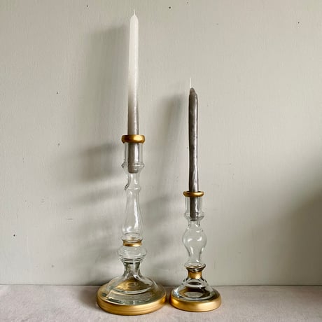燭台型 ガラス フラワーベース  L/S