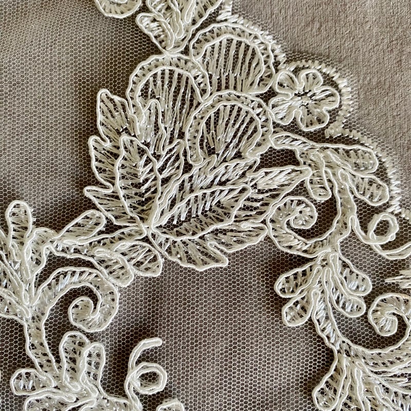 イタリアンレース ドイリー WH/BE | Velvety