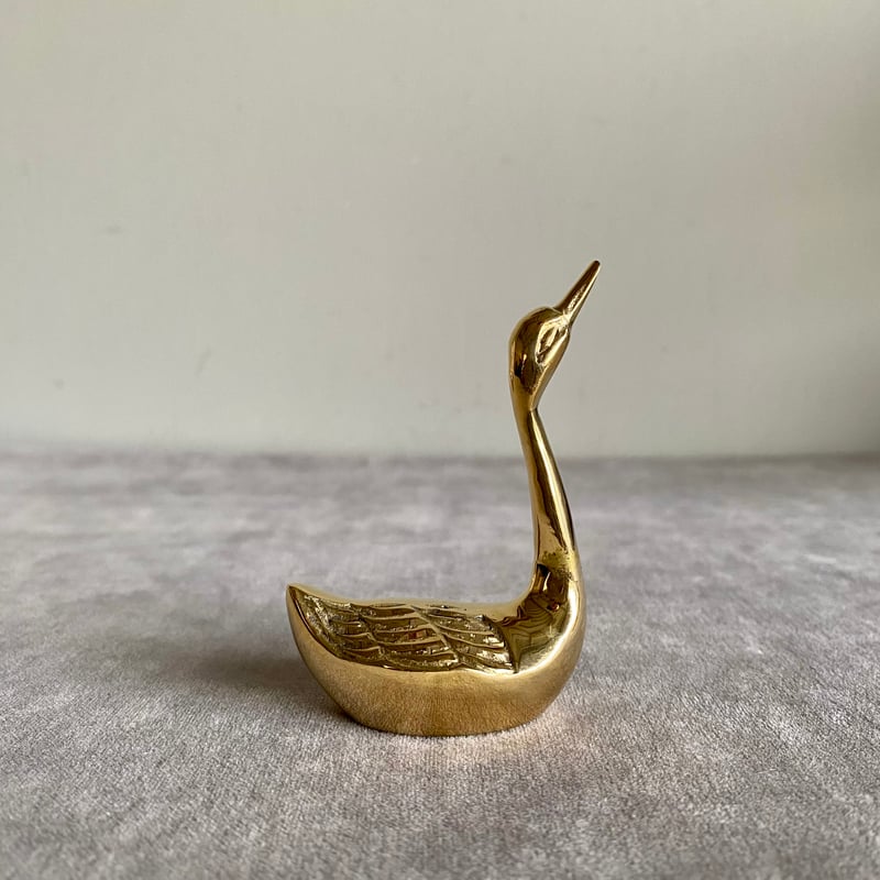 ib ブラス ペーパー ウェイト スワン/オウル | Velvety