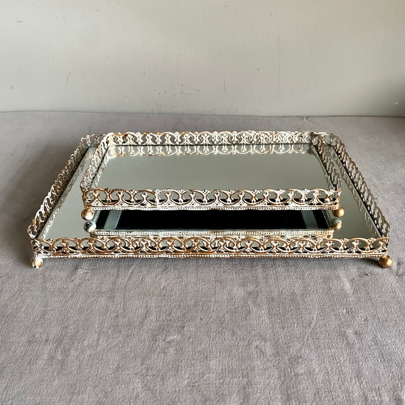 Rsmmpqa ミラー アイアン トレイ リビングルーム ジュエリー