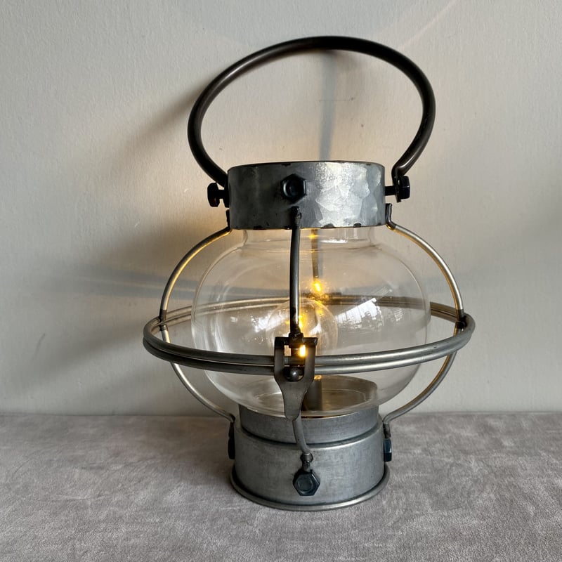 antique】30's ランタン リメイクランプ インダストリアル