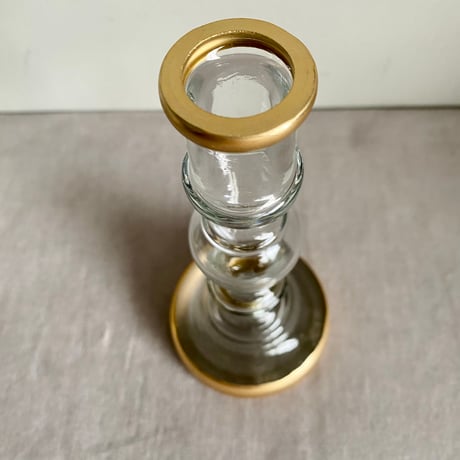 燭台型 ガラス フラワーベース  L/S
