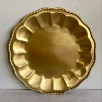 ブラス フラワー トレイ【L】