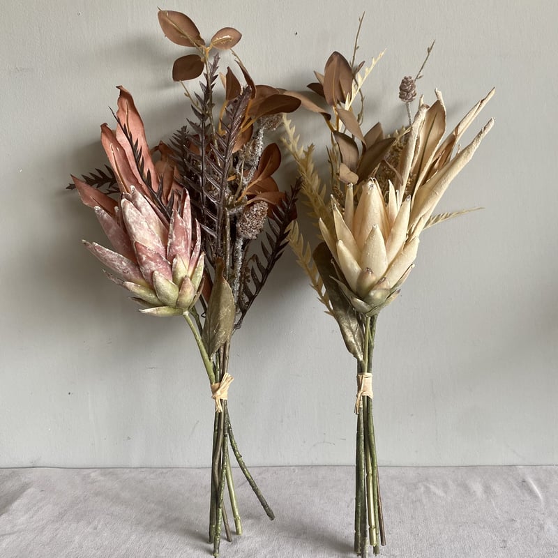 アーティフィシャル ブーケ プロテア CM/BU | Velvety