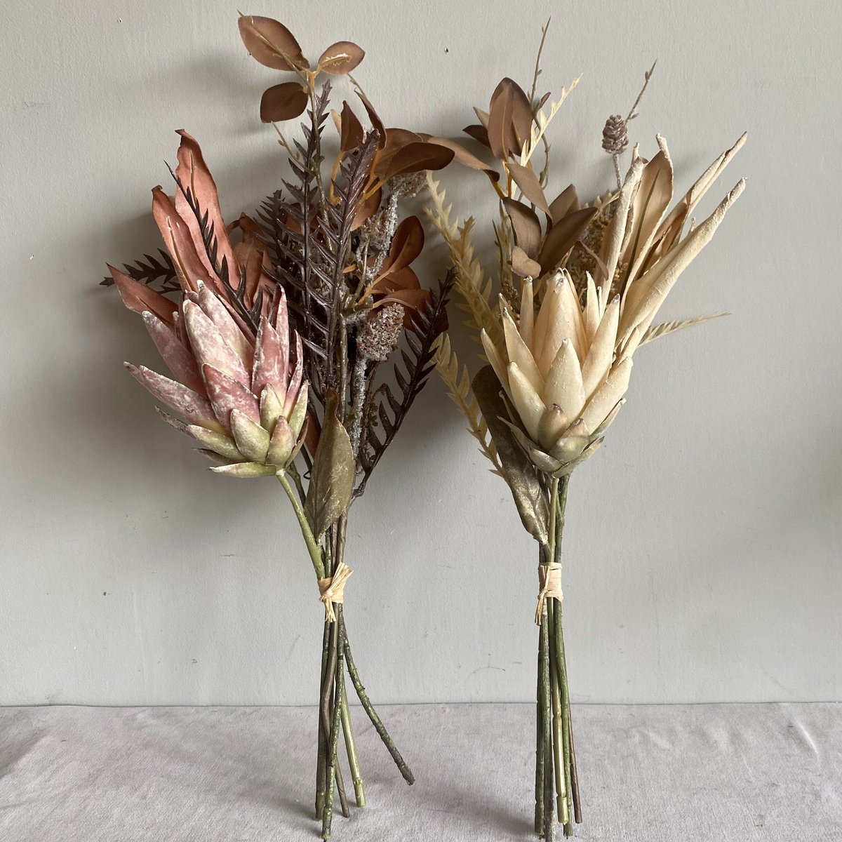 アーティフィシャル ブーケ プロテア CM/BU | Velvety 