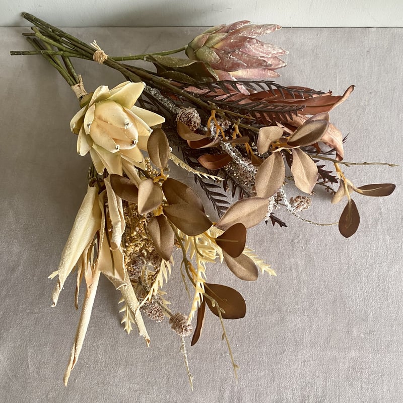 アーティフィシャル ブーケ プロテア CM/BU | Velvety