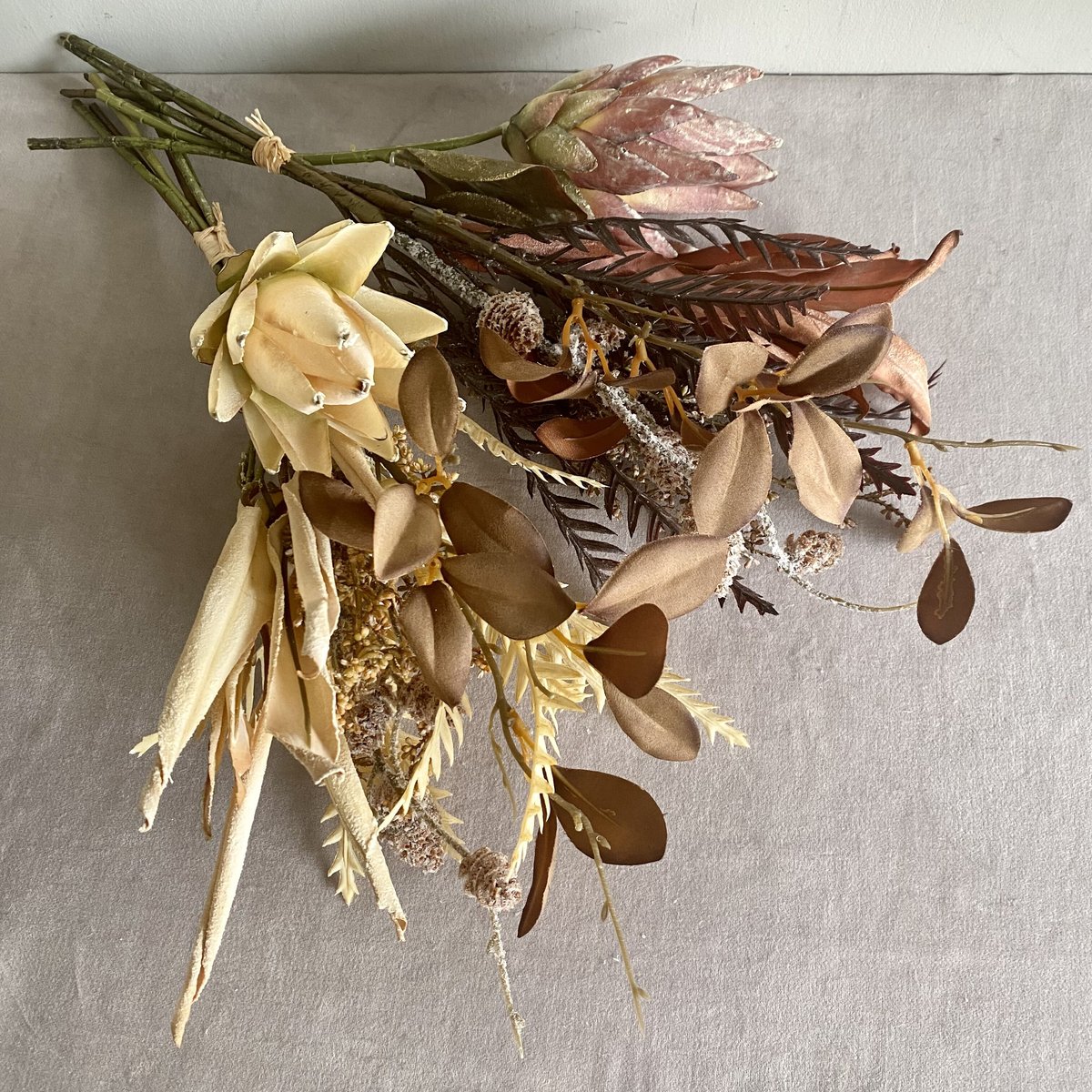 アーティフィシャル ブーケ プロテア CM/BU | Velvety 