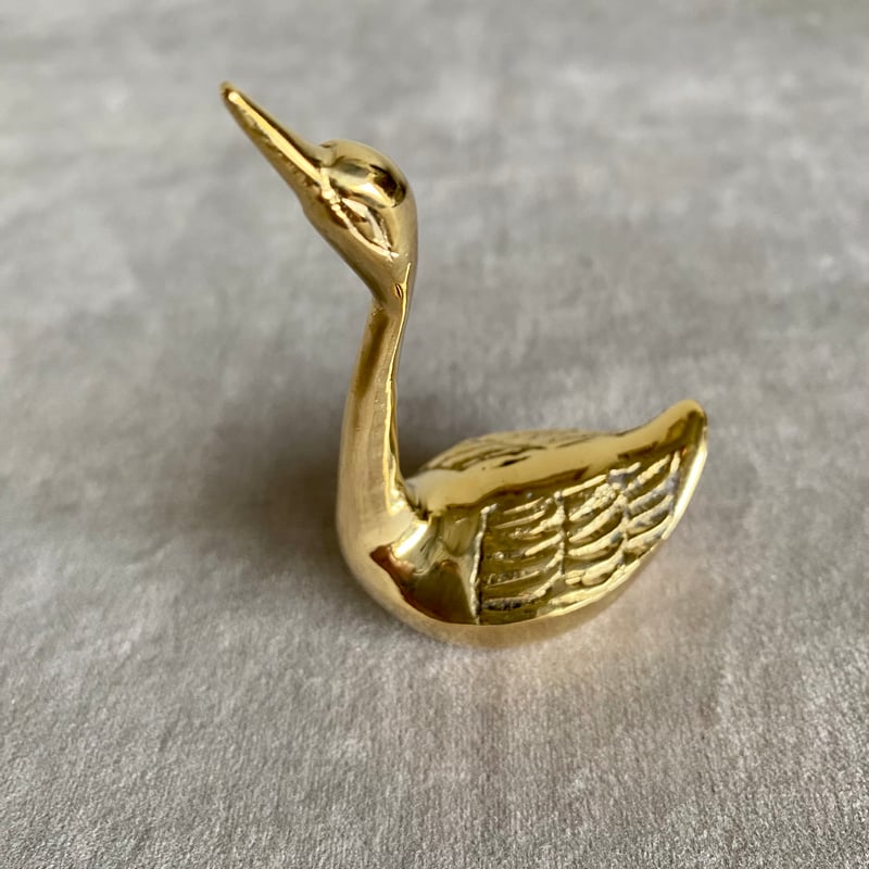 ib ブラス ペーパー ウェイト スワン/オウル | Velvety