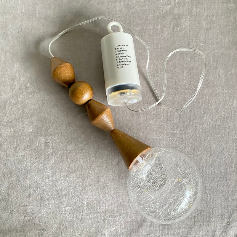 ウッドパーツ LEDライト NT/BR | Velvety