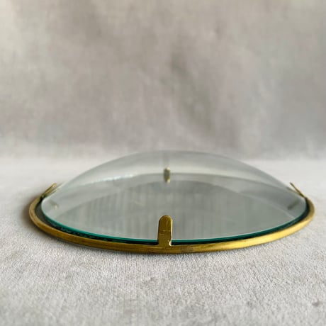グラスドーム ミラー ブラスフレーム