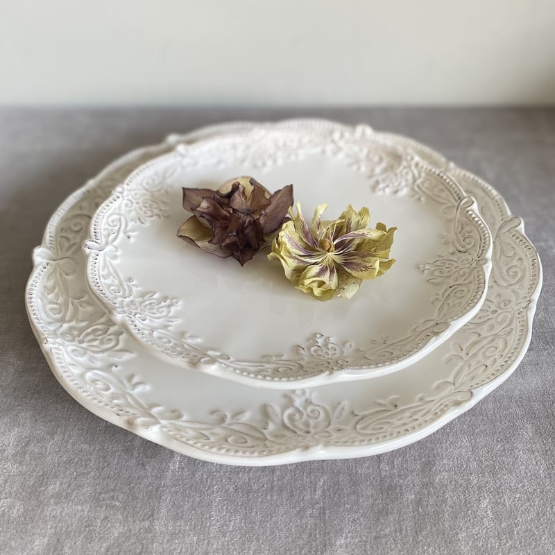 クロシェ ラウンド プレート 20cm | Velvety