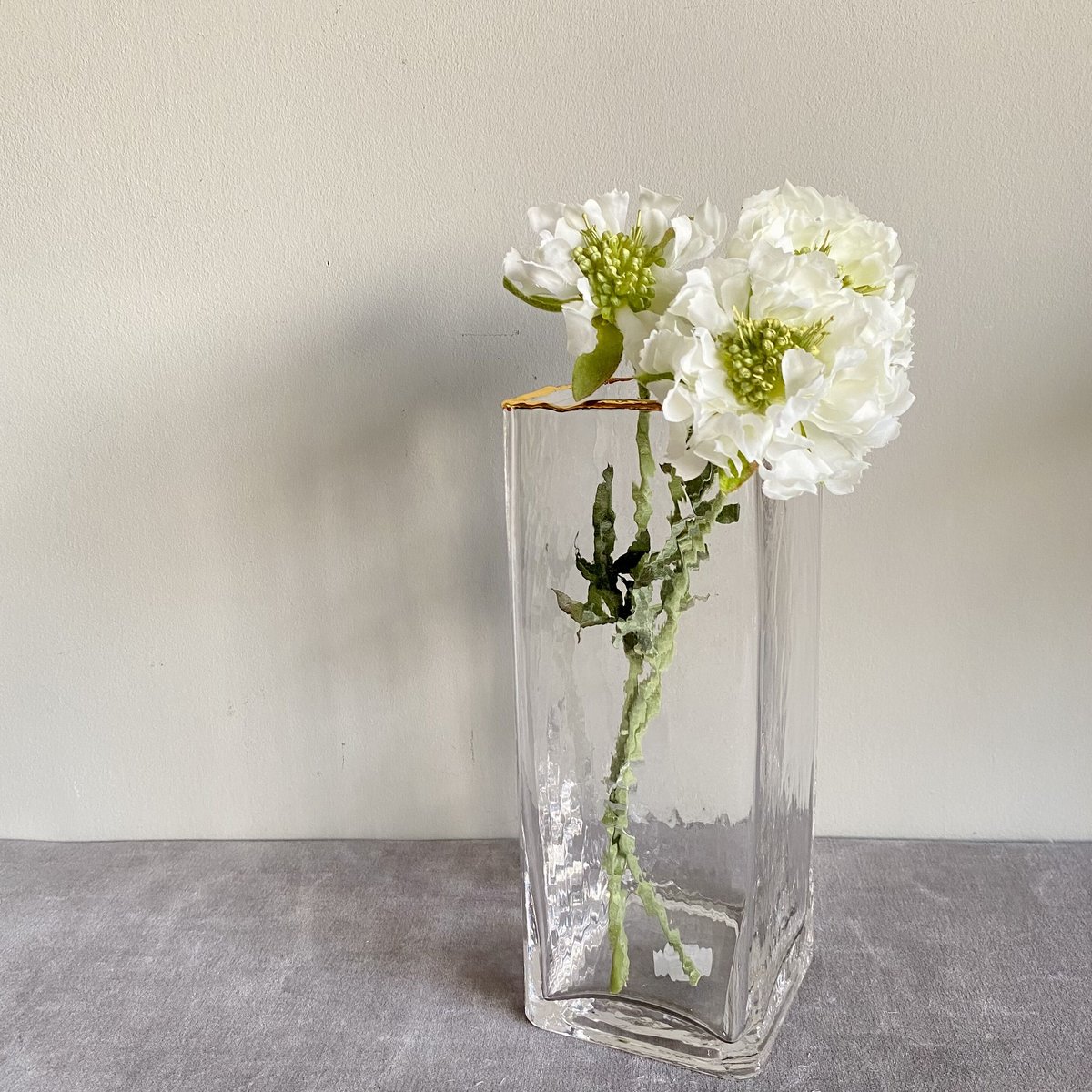 スクエア フラワーベース M/S | Velvety