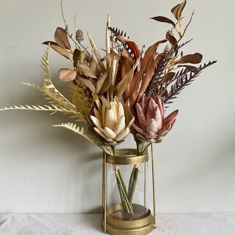 アーティフィシャル ブーケ プロテア CM/BU | Velvety