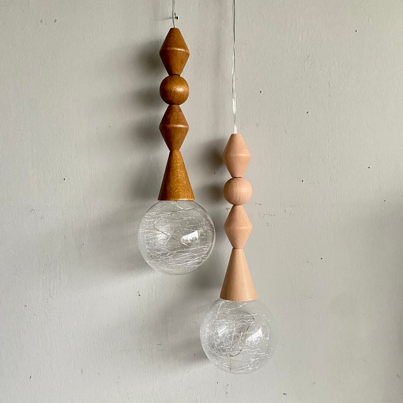 ウッドパーツ LEDライト NT/BR | Velvety