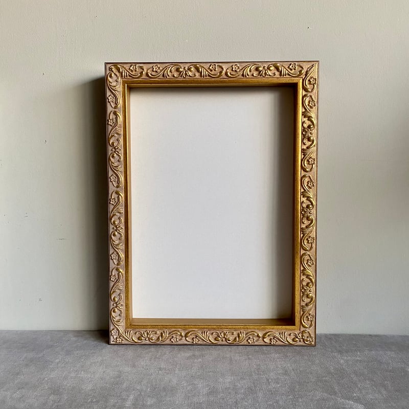 アンティークwaxベージュ濃いめ額縁ご確認ページ アンティークwax