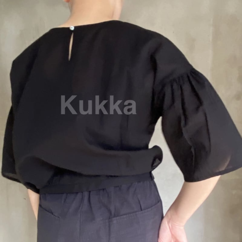 miho umezawa】 COTTON LAWN ballon blouse | Kukka