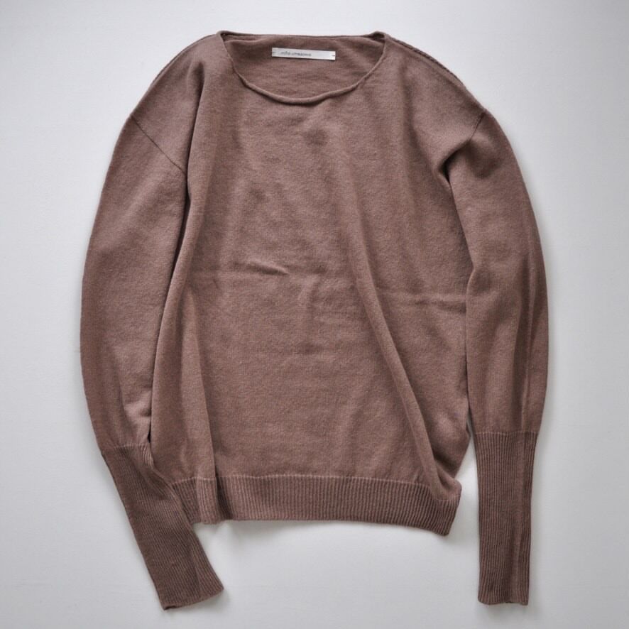 COTTON LINEN WHOLE GARMENT thin yarn pullover 【