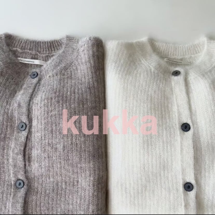 evam eva - miho umezawa   麻　カーディガン BABY ALPACA brashed cardigan 【miho umezawa】 | K