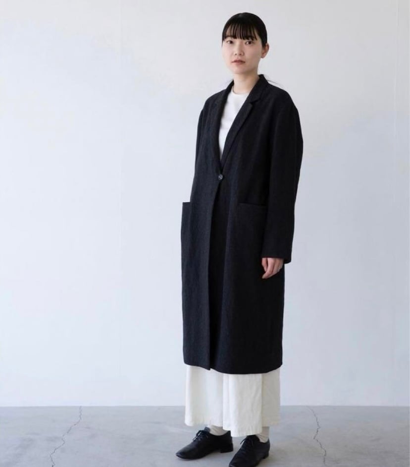 AIRY WOOL LINEN ライト チェスターコート【miho umezawa】 | K