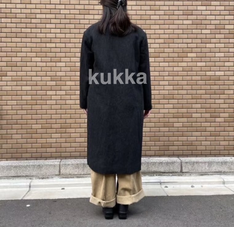 AIRY WOOL LINEN ライト チェスターコート【miho umezawa】 | K AIRY WOOL LINEN ライト チェスターコート【miho umezawa】 | K