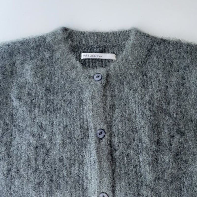 BABY ALPACA brashed cardigan 【miho umezawa】 | K