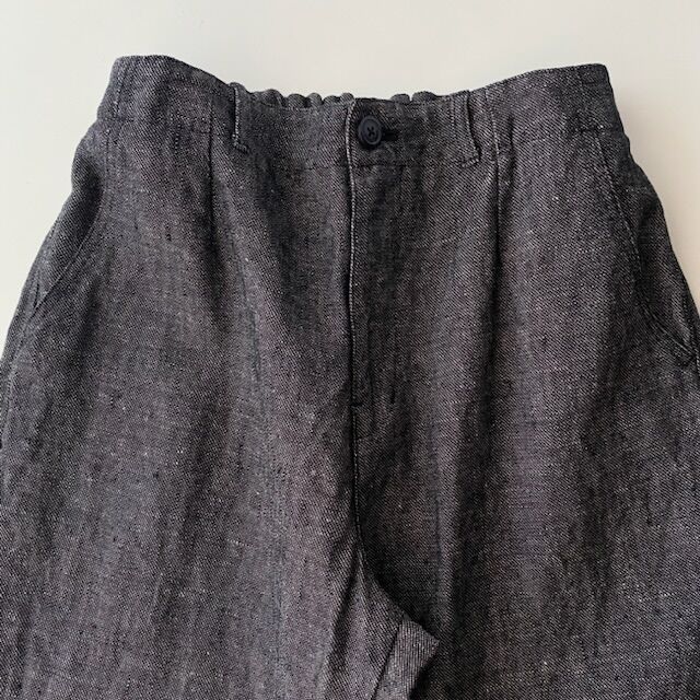 LINEN DENIM tapered pants 【miho umezawa】 | Kukka