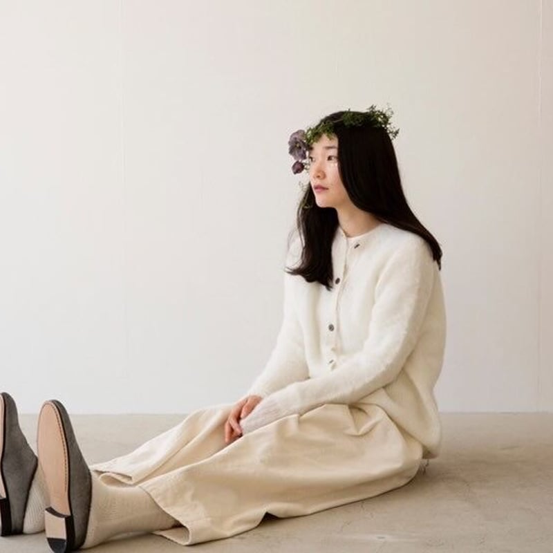 BABY ALPACA brashed cardigan 【miho umezawa】 | K