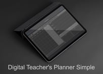 【2026年度版】デジタルティーチャーズプランナー Simple Black  【PDF版教師手帳】