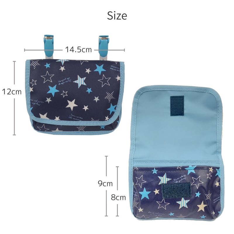 移動ポケット 女の子 男の子 クリップ ポケット ポーチ 小学生 小学校