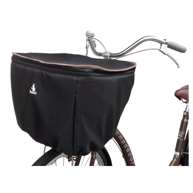 自転車 前用かごカバー Rabbit(ラビット) 大型 前用 2段式【日本