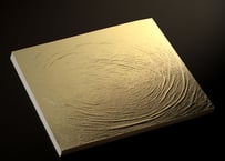 純金箔 水色 断切　50枚